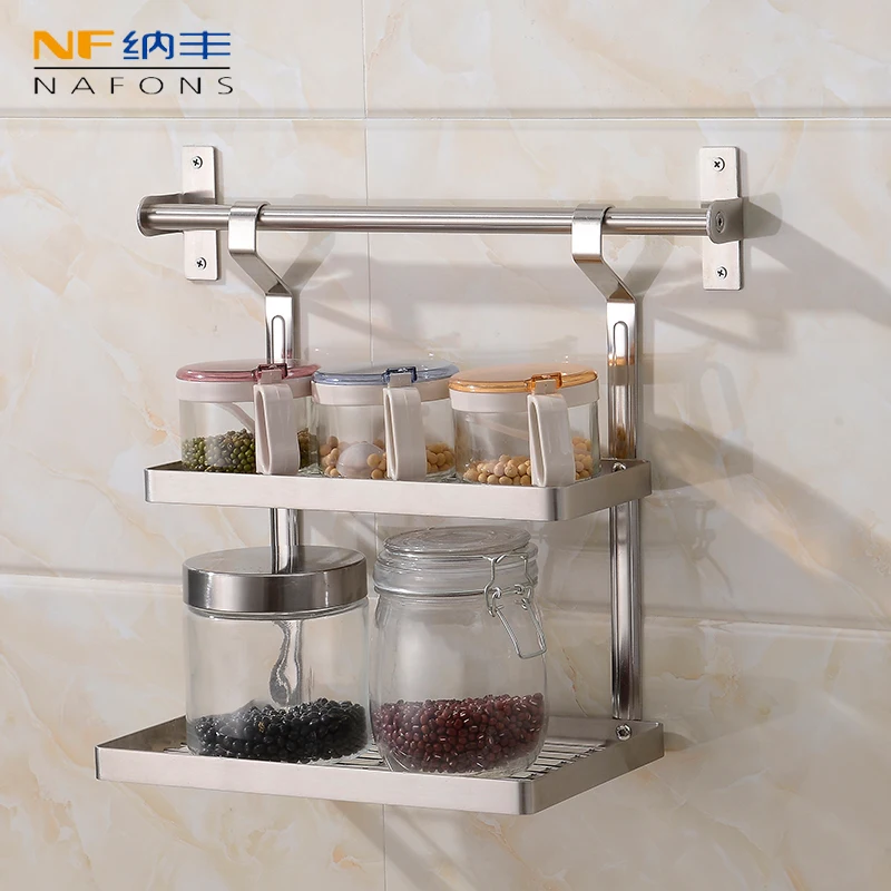 kitchen rack wall hung 304 stainless steel tool rack kitchen and of the