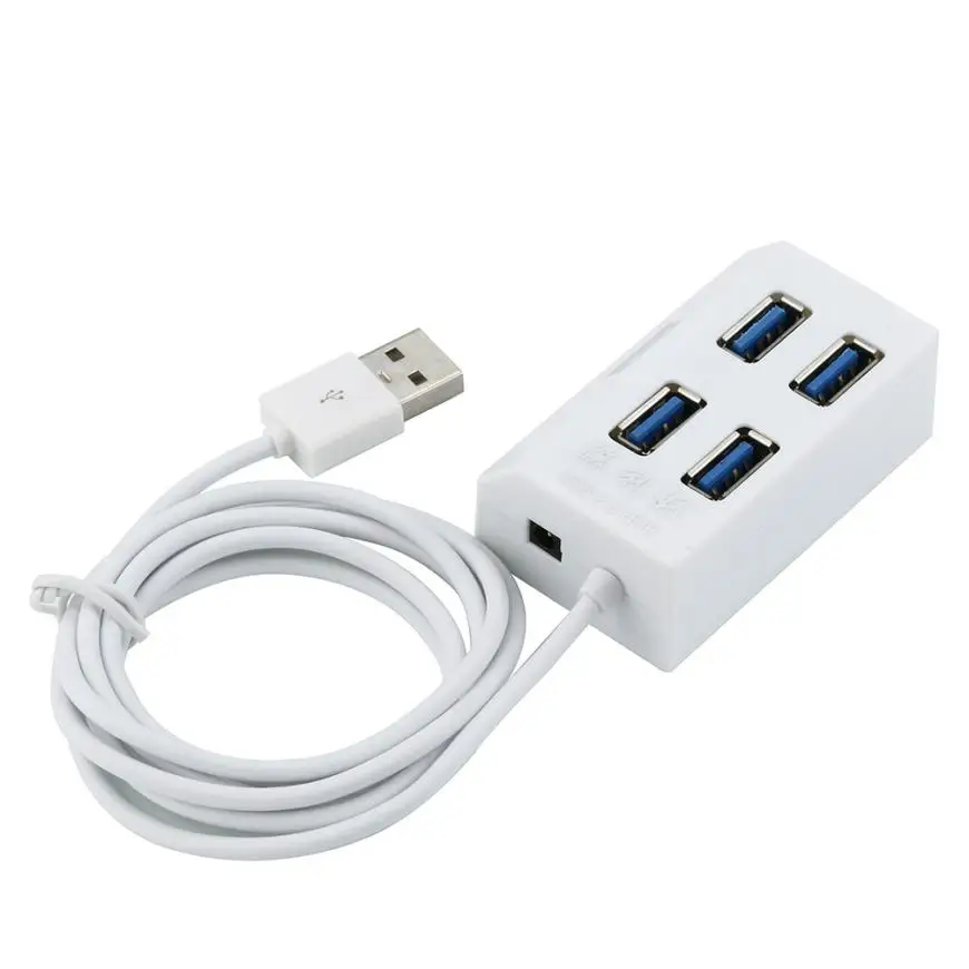 HIPERDEAL трапециевидный высокоскоростной 4 порта USB 3 0 концентратор для ПК