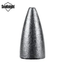 SeaKnight SK01 свинцовые грузила 50 шт./лот 3,5 г 5 г 7 г 10 г пуля свинцовые грузила Твердые конические аксессуары определенной формы Морская Рыбалка снасти