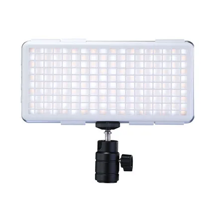  Nicefoto 160 Pieces LED Video Light Photo Lighting TLCI CRI 96+ Bi-color 3200-6500K 4000mAh Power A