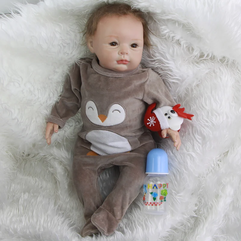 Reborn Baby boy cute Doll for Children's Day small Dolls ...