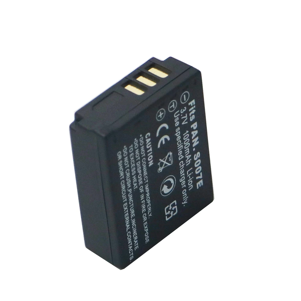 2 шт 3,7 v 1000 мА/ч, CGA-S007 CGA CGR S007E S007A BCD10 Батарея/USB кабель для Panasonic Lumix DMC TZ1 TZ2 TZ3 TZ4 TZ5 TZ50 TZ15 батареи bateria