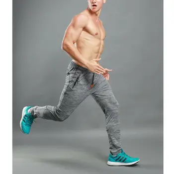 

Men's Slim Joggers Trousers Gym Fitness Sport Elastic Jogging Skinny Sweatpants