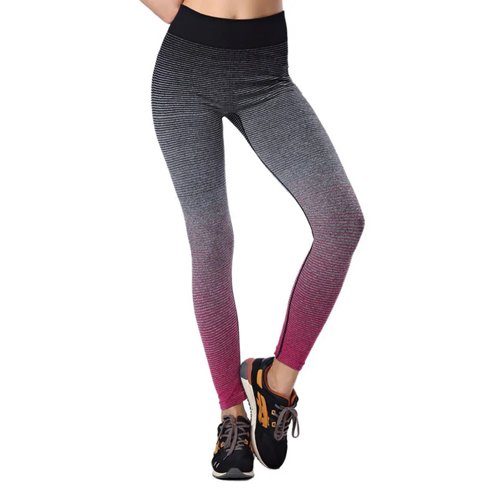 

2018 fitness women running tights Clothes sports push-up hip elastic Compression pant sport trousers long pants gym yoga legging