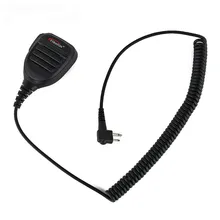 5 шт. m-разъем непромокаемые 2-контактный плеча дистанционный динамик-rophone стандарт голосовой связи PTT для Motorola радио PMR446 PR400 Mag Один BPR40 A8 EP450
