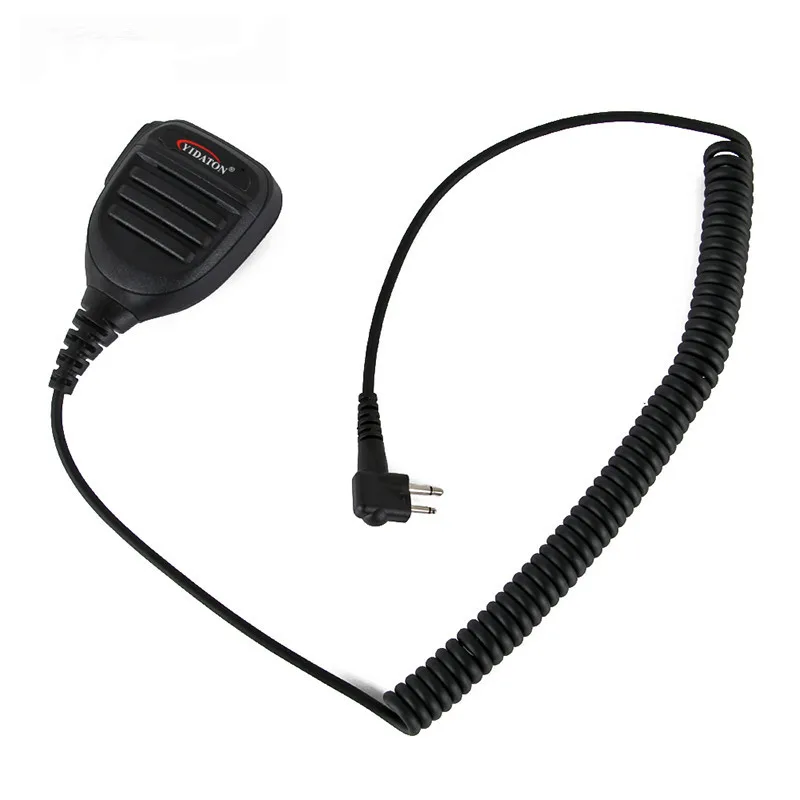 

5pcs New M Plug Rainproof 2-Pin Shoulder Remote Speaker Mic-rophone PTT For Motorola Radio PMR446 PR400 Mag One BPR40 A8 EP450