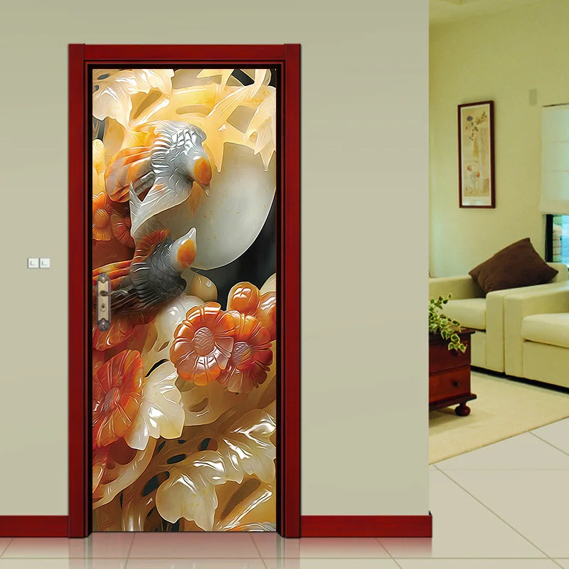 Nm17 الصينية اليشم نحت نمط الحديثة الإبداعية الباب ملصقات غرفة المعيشة غرفة نوم مدخل زينة الجدار ملصق 2 قطعة/المجموعة Nm17 الصينية اليشم نحت نمط الحديثة الإبداعية الباب ملصقات غرفة المعيشة غرفة نوم مدخل زينة الجدار ملصق 2 قطعة/المجموعة