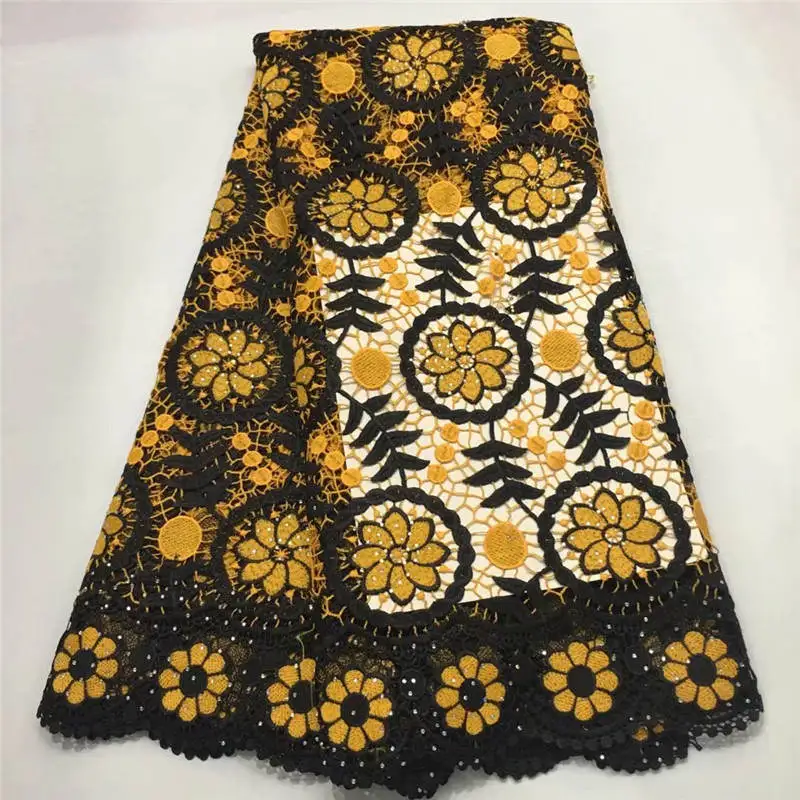 

ZQM!African Lace Fabric 2019 Embroidered Nigerian Laces Fabric High Quality French Tulle Lace Fabric For Women Dress ! L61002