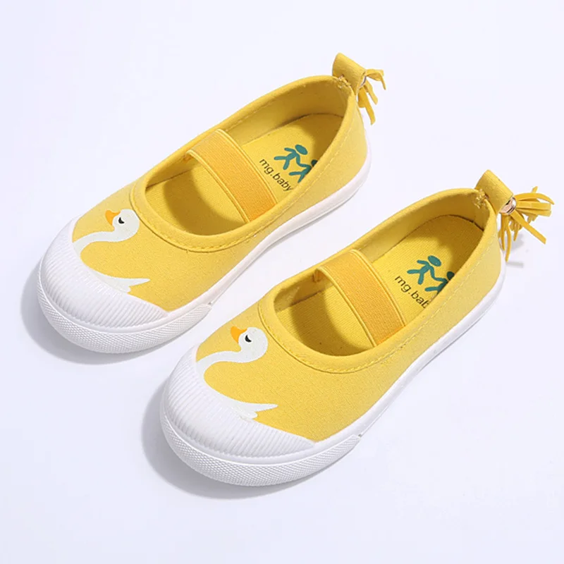 

Children's Shoes For Girls 2018 New Autumn Cartoon Printing Kids Girls Shoes Fahion Canvas Sports Kids Shoes 9163W