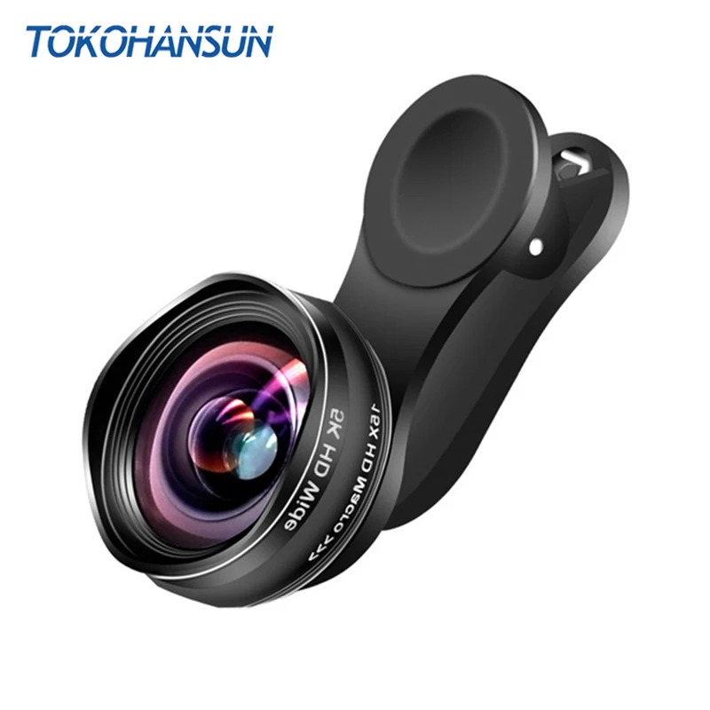 TOKOHANSUN مستخلص براعم الزهور 5 كيلو HD كاميرا الهاتف المحمول عدسة 0.45X واسعة زاوية 15X ماكرو 2 في 1 عدسة لا تشويه 0.45X ل فون 7 X TOKOHANSUN مستخلص براعم الزهور 5 كيلو HD كاميرا الهاتف المحمول عدسة 0.45X واسعة زاوية 15X ماكرو 2 في 1 عدسة لا تشويه 0.45X ل فون 7 X