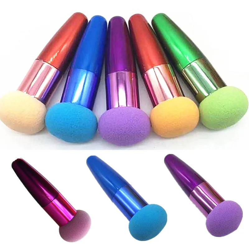 

1pcs Foundation Brush Cosmetic Makeup Brushes Set Liquid Cream Foundation Sponge Brush High Quality Colorful L0121