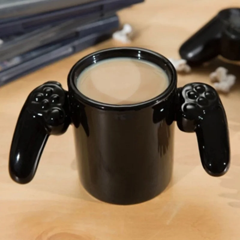 Новинка 380 мл креативная кружка Game Over Coffee 3D игровой контроллер керамическая чашка