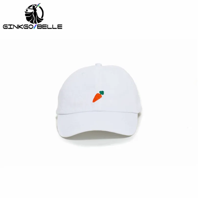 Men Dad Hat Women Baseball Cap Unisex Sports Cotton Embroidered Punk Hip-hop Fashion Street Dance carrot food fruit foodie