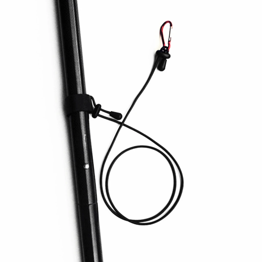 4 Pieces Universal Adjustable Kayak Canoe Paddle Leash Safety Fishing Rod Leash Rowing Boats Coiled Lanyard Cord Tie Rope