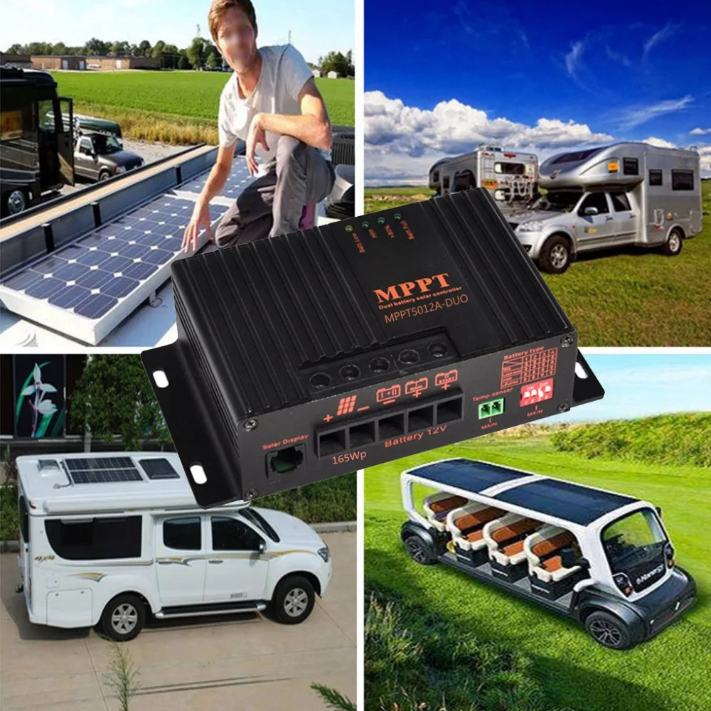 

MPPT 10A/20A 12V Bluetooth Charge Controller Solar Charge Controller Auto Solar Battery Charging Regulators For RV Boat Car PV