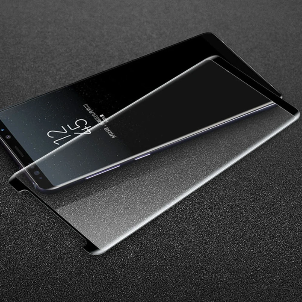 3D изогнутый полный Чехол клей Защита экрана для Samsung Galaxy S9 S8 Plus Note8 защитная пленка