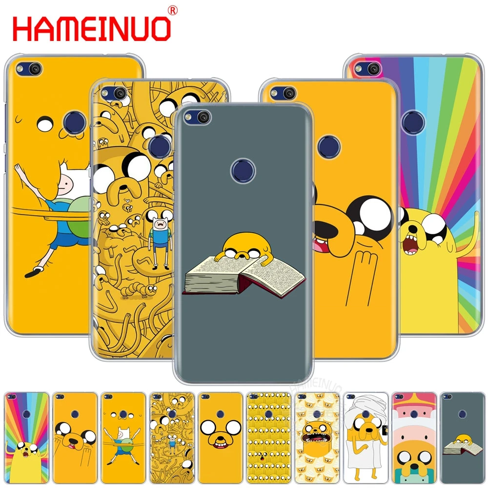 

HAMEINUO jake Finn dog adventure time Cover phone Case for huawei Ascend P7 P8 P9 P10 P20 lite plus G8 G7 2017 mate 8