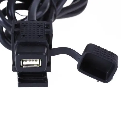 Мотоцикл велосипед Разъем питания с портом USB Зарядное устройство для сотового телефона 12 V/24 V
