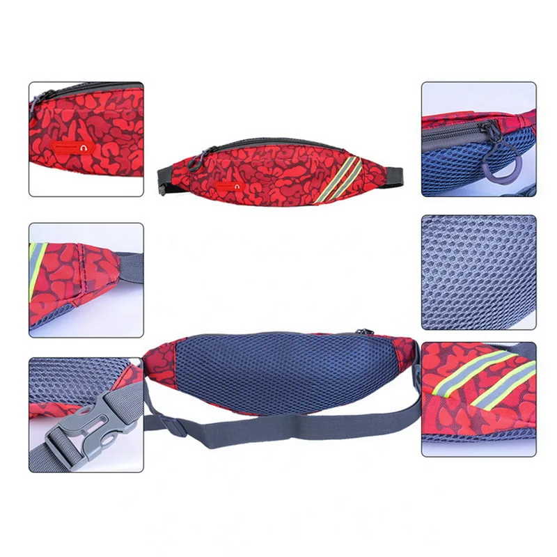 MoneRffi поясная сумка для туризма водостойкий многоцелевой Досуг Камуфляж обувь для мужчин и женщин Бег сумка анти-милая сумка ездовая сумка
