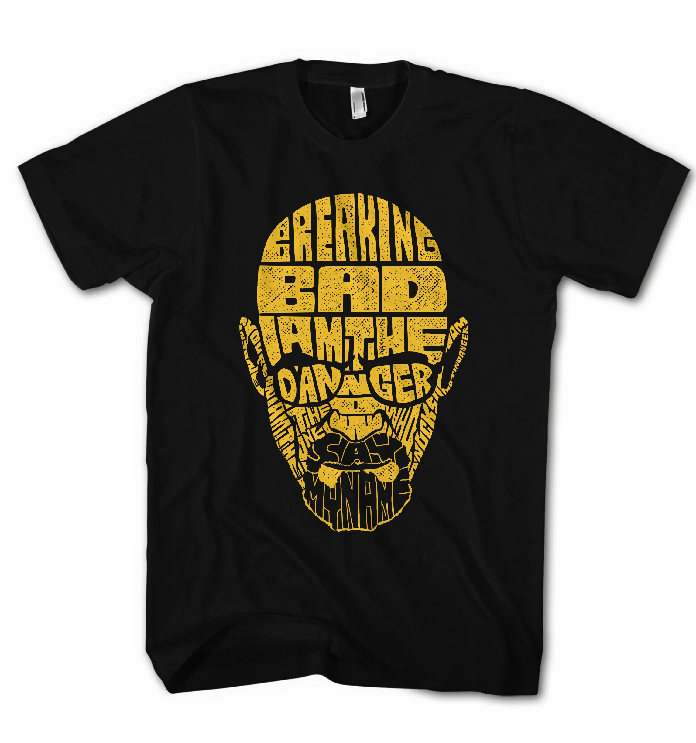 Мужская футболка с принтом Walter White Text Art Crystal Breaking Bad Heisenberg Neu модная 2019|Футболки| |