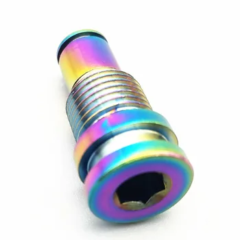 

Titanium Shifter Fixing for XT SLX XTR M785 M8000 Ultegra 6800 Rear deraullieur Titanium bolts Gold/Rainbow Color 1piece