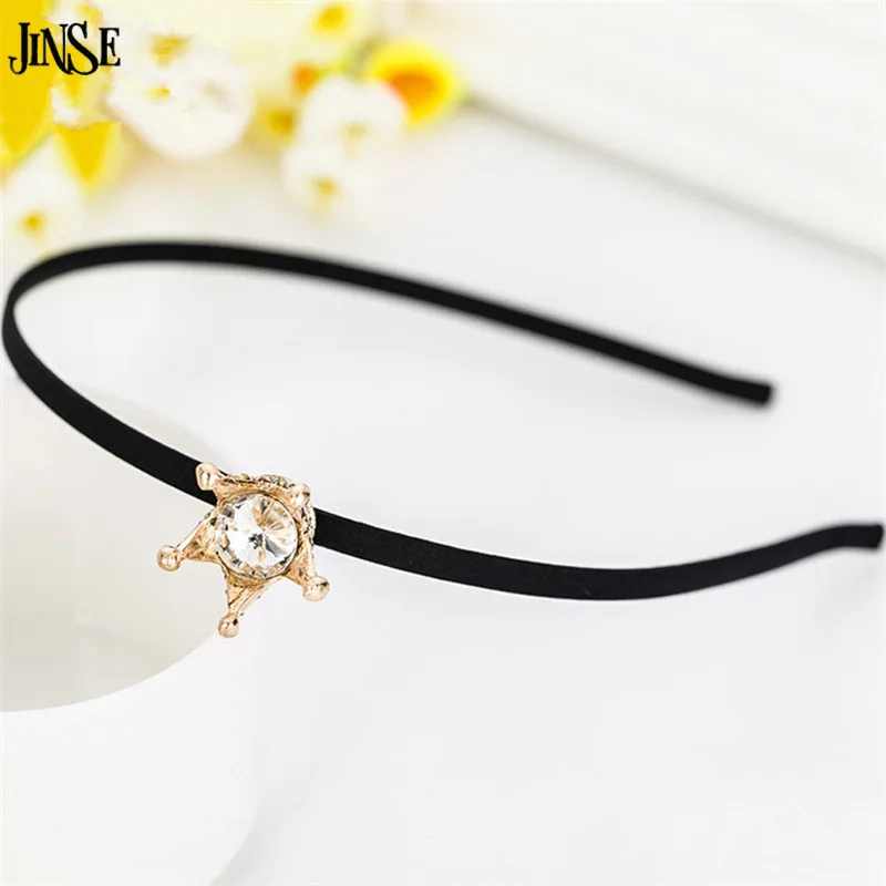

JINSE 2017 Crown Big Gem Lace Children Kids Baby Girls Princess Hair Accessories Hair Bands Headwear Bow Flower CR004