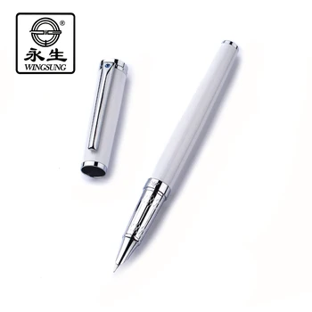 

White/Blue/Black/Red Silver Clip with Crystal Fountain Pen Extra Fine Nib Student Finance Pens Stationery Office School Supplies