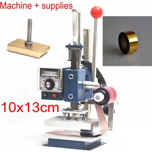 10x13 горячего тиснения фольги принтер для печати на фольге комбо с фольгой рулон и индивидуальные формы, все в одном полный набор