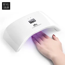 BEVILI цвет 36 Вт Сушилка для ногтей светодиодные лампы для ногтей для гель-лака отверждения двойной мощности инструменты для дизайна ногтей Sun9x