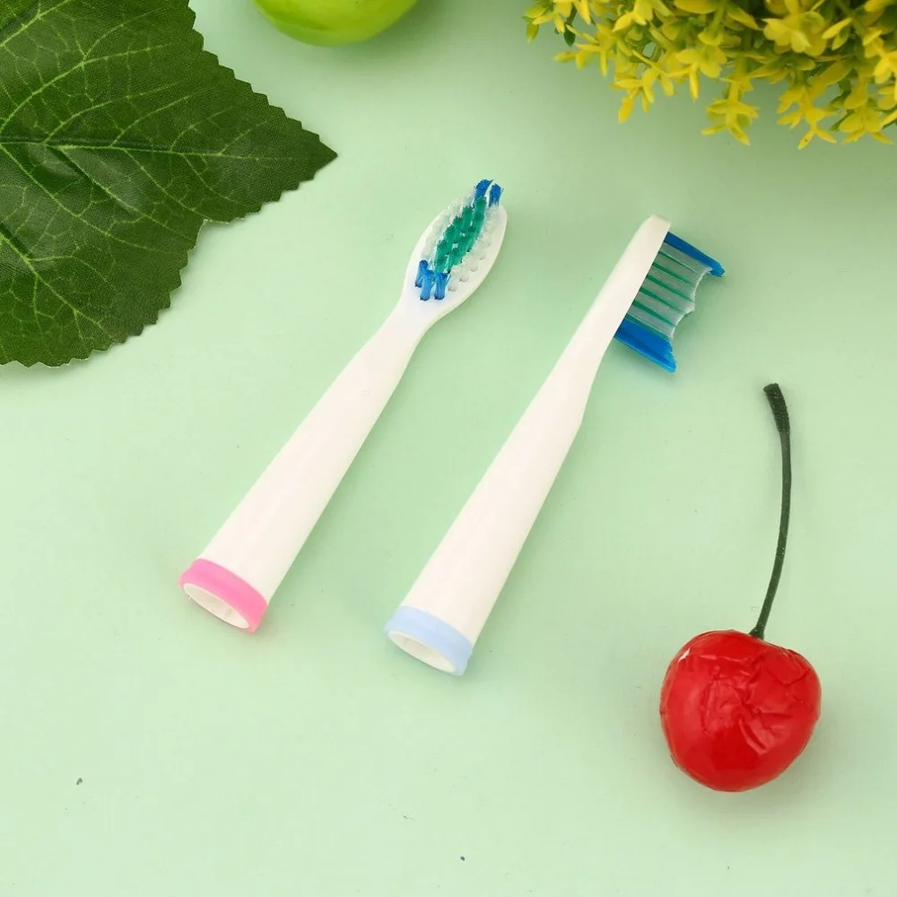 

2 Pcs Portable Electric Replacement Brush Heads for Seago SG-899 Electric Toothbrush Deep Clean Teeth Whitening Soft Brush