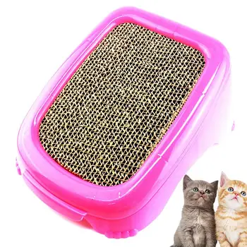 買取 猫難問クリエイティブはしご形段ボール猫スクラッチパッド猫おもちゃ