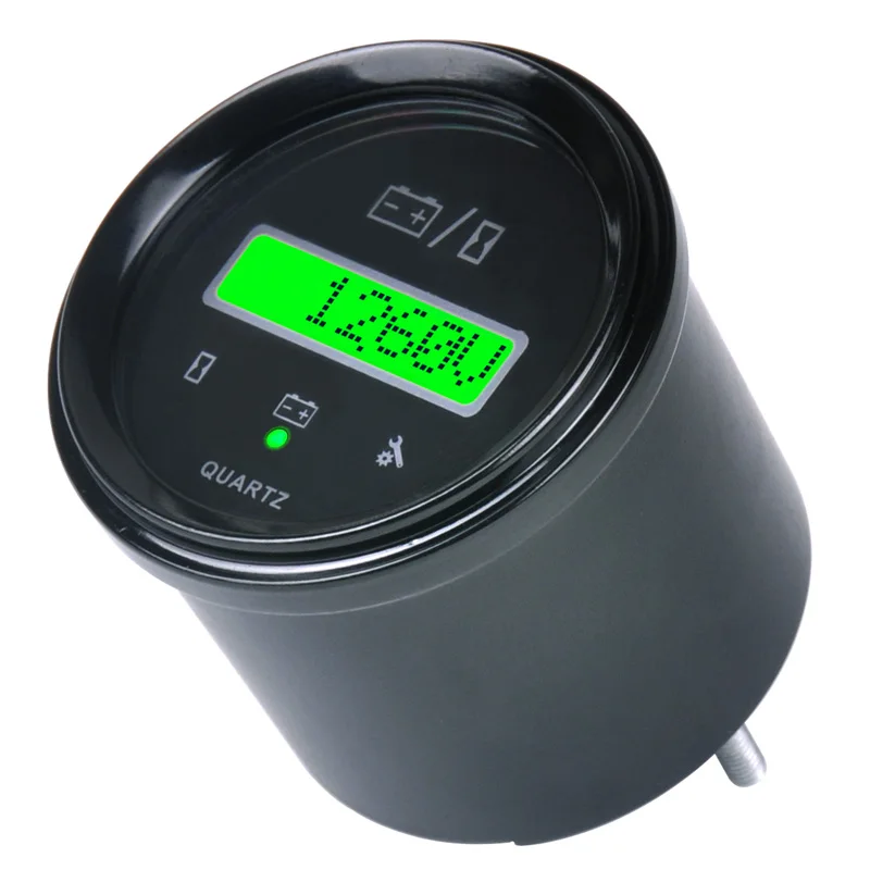 LCD Battery Indicator Hour Meter For ATV UTV Tractor Golf Carts Buggies