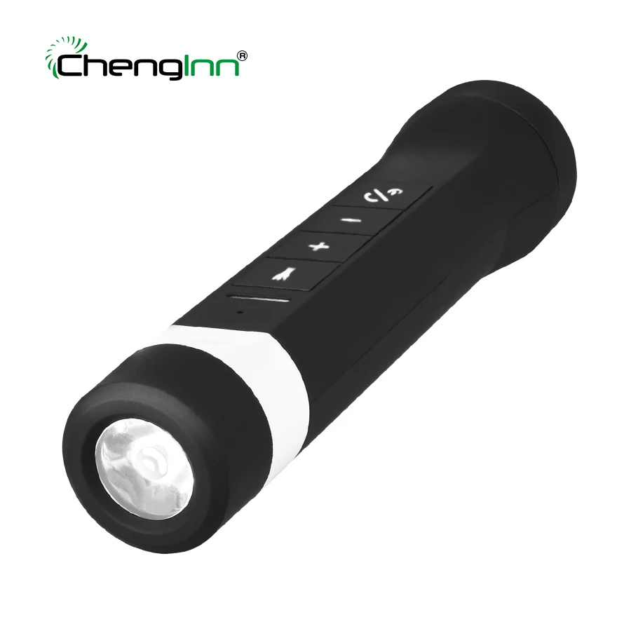  USB rechargeable flashlight Power bank flashlight Wireless Speaker Music lanterna led Multi-Functio