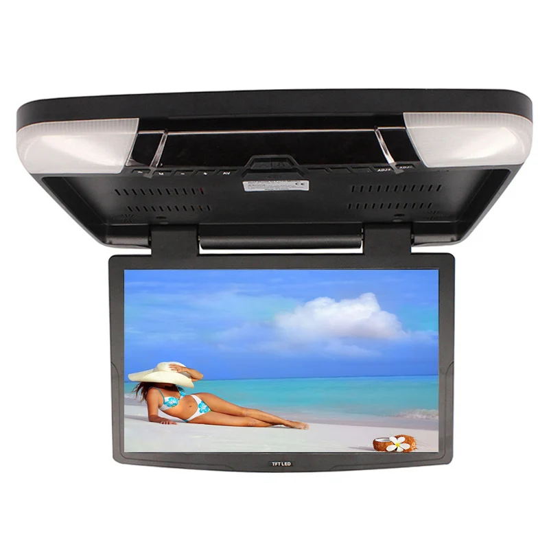 AuMoHall 15.6 " TFT LCD Car Roof Mount Monitors Car Flip Down Monitor
