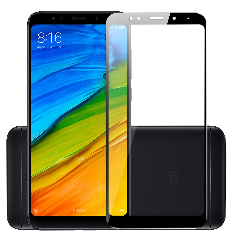MUCHI полное закаленное стекло для Xiaomi Redmi 5 Plus Взрывозащищенная защитная пленка