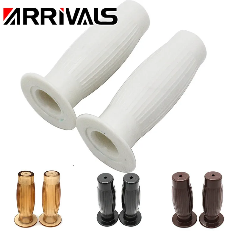 

For Harley Truimph CG125 CB400 Cafe Custom 7/8" Handle Bar Retro Rubber Motorcycle Bike Vintage Handlebar Coke Bottle Hand Grip