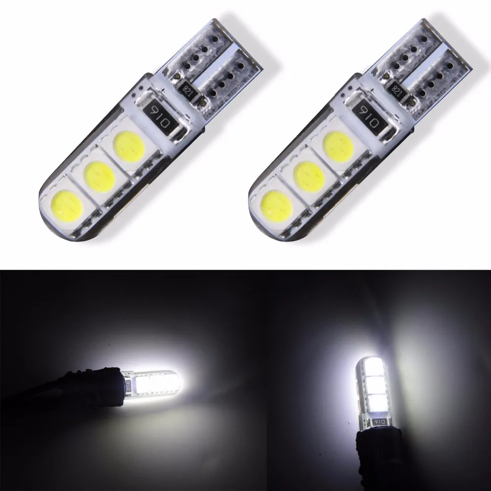 4 Шт. T10 W5W 168 194 SMD LED Белые Огни Клин Свет стороны Лампы Для Автомобилей Задний