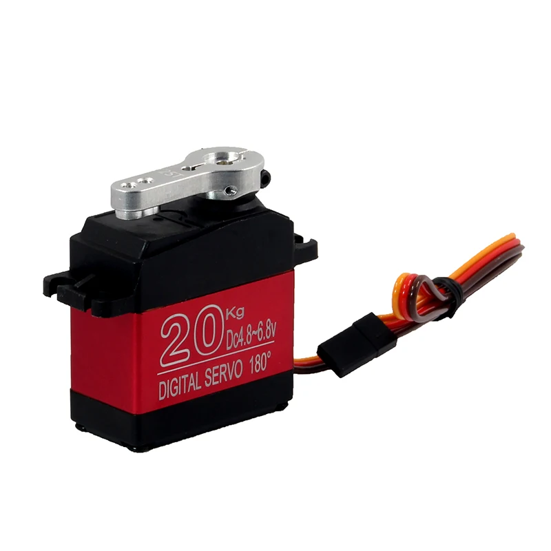 Graus de Metal Servo para Carros à Prova Dwaterproof Água Pces Atualizar rc Servo 20 kg 180 270 Completo Engrenagem Digital Robô Brinquedos 4 Ds3218 10 atualizar rc servo 20 kg 180 270
