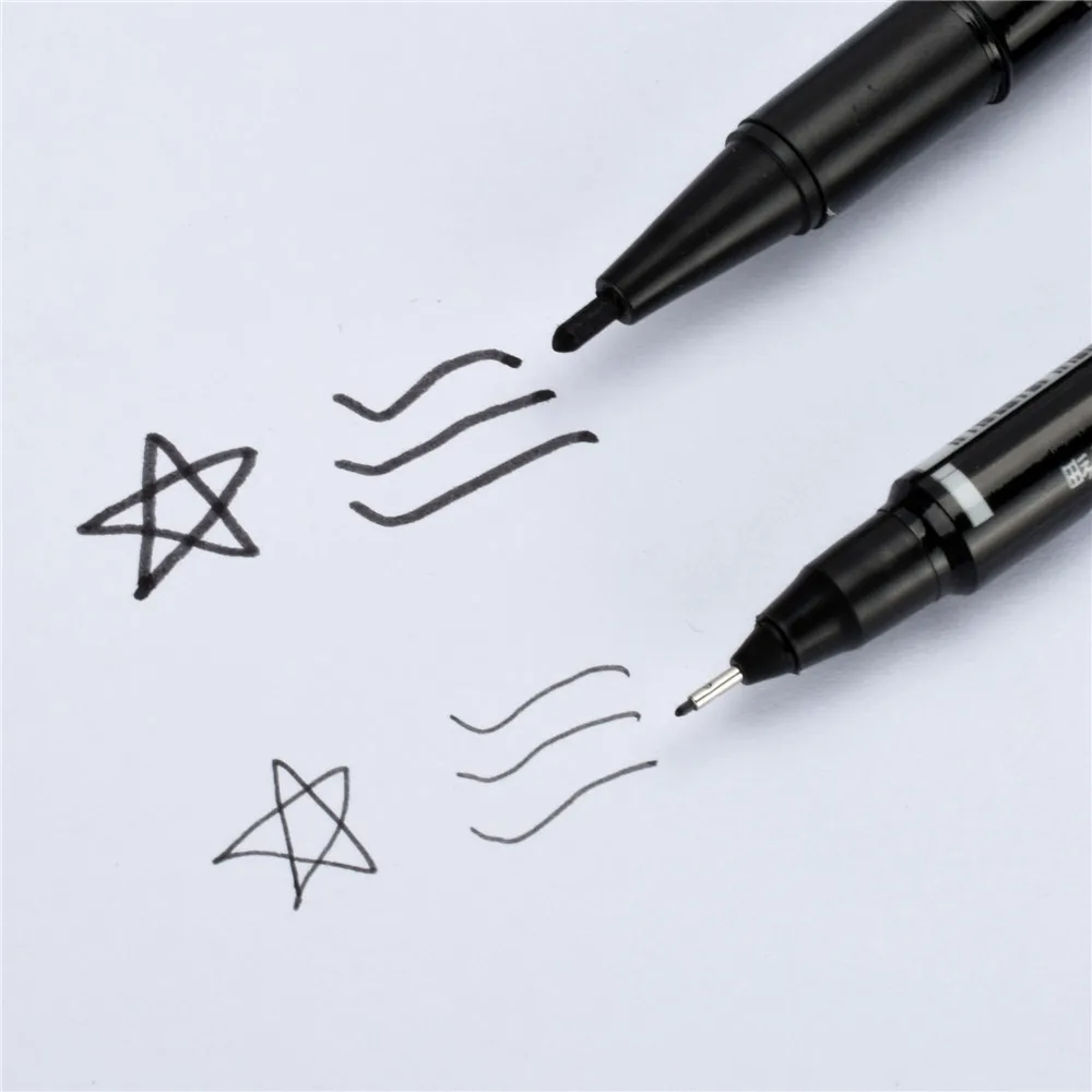 

10pcs Brow Makeup Waterproof Tattoo Long Lasting Black Eyebrow Pen Beauty Liner Outline Liquid Eyebrow Pencil 3 Colors
