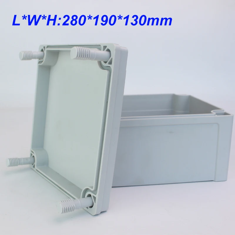 1Pc 280*190*130mm ABS Waterproof Junction Plastic Box Enclosure Box