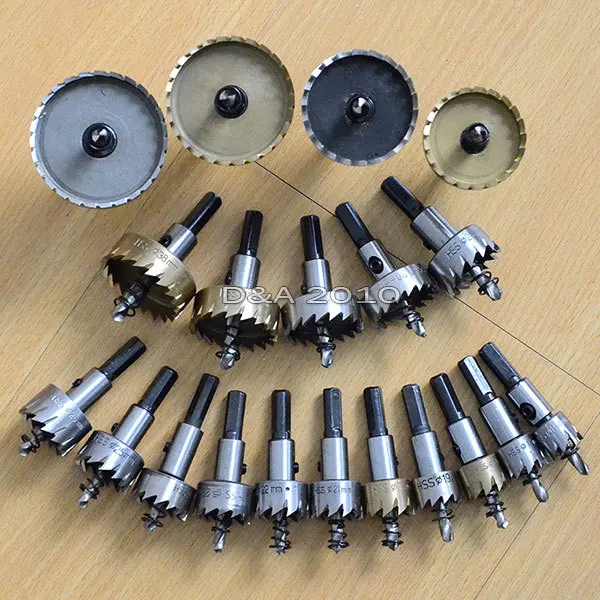 New 1 Pcs 40mm HSS Tipped Metal Hole Cutter Saw Drill Bits Heavy Duty