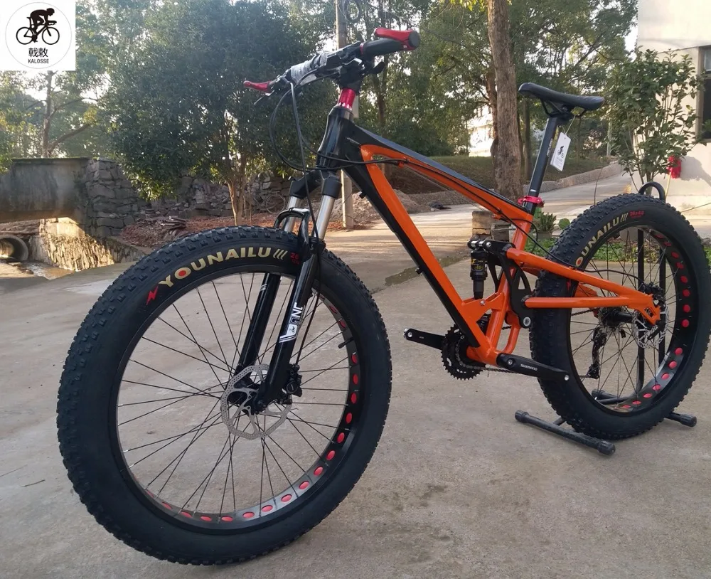 Top kalosse  Snow bike   cycling bicicleta DH/downhill  mountain bike   26 er mountain bicycle   30 speed  Hydraulic brakes 1