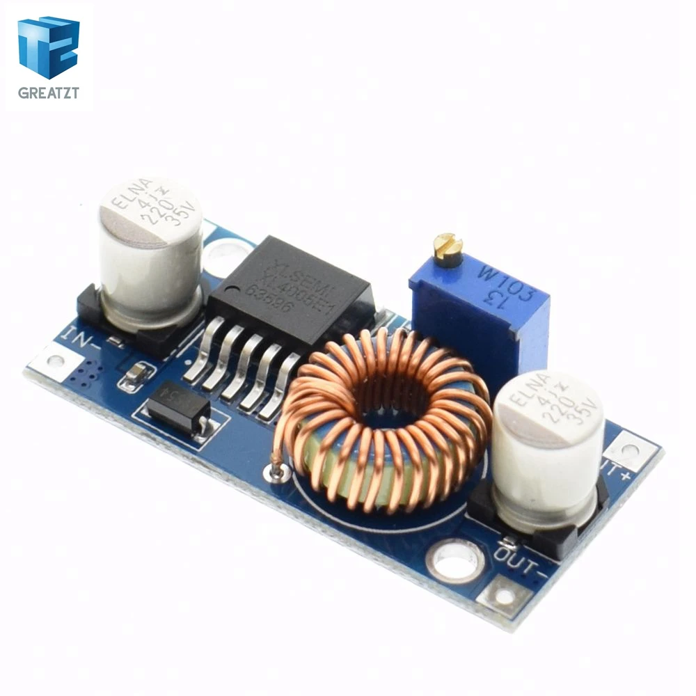 

1pcs XL4005 DSN5000 Beyond LM2596 DC-DC adjustable step-down 5A power Supply module,5A Large current Large power