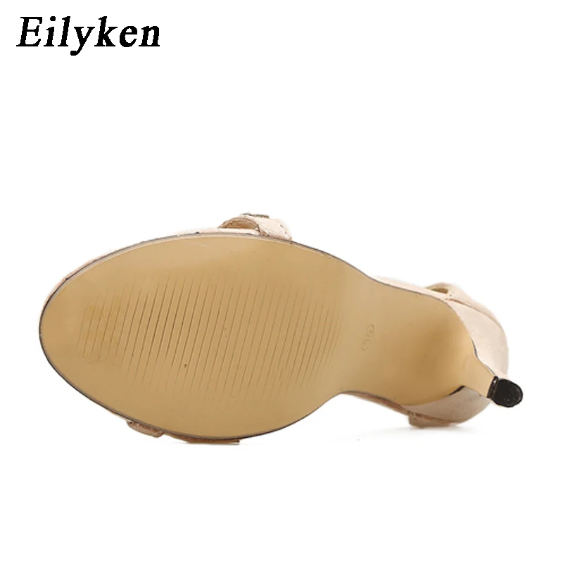 Eilyken Summer Sparkling Diamond Crystal High Heels Women Sandals 2019 New Sexy Club Heels Sandals Women