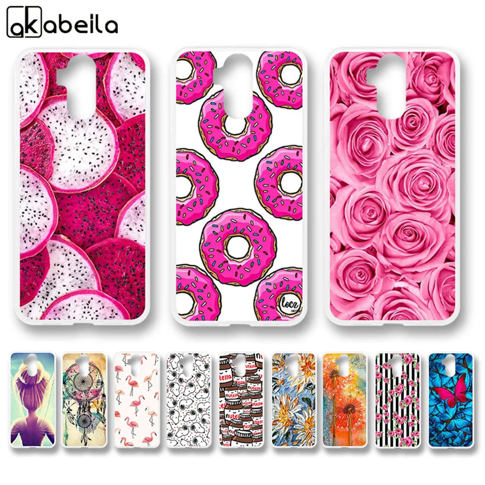 

AKABEILA Soft TPU Fitted Cases For Ulefone Power 3S Case Power 3 6.0 inch Nutella Flamingo Tetris Painted Shell Bag Back Cover
