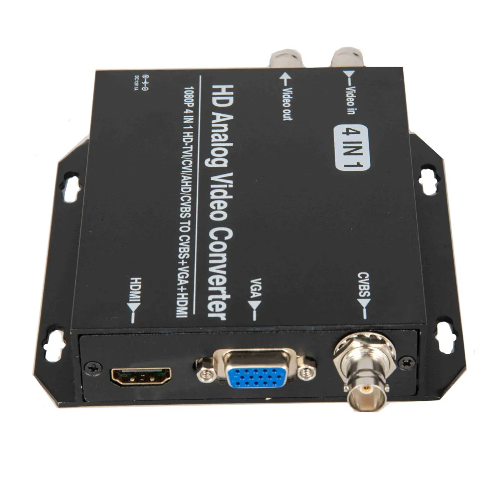 AHD+CVI+TVI+CVBS to CVBS+HDMI+VGA Adapter Converter,Loop Output 1080p Connector,V1.0/2.0,NTSC/PAL For TV Computer Free Shipping 