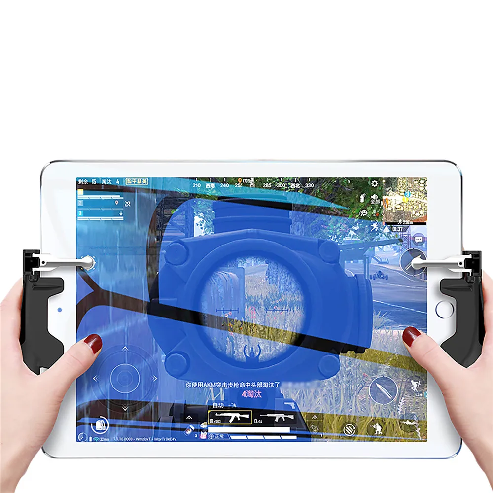  PUBG Mobile Gamepad Controller Trigger Fire Button Aim Key L1R1 Shooter For iPad Tablet Android IOS