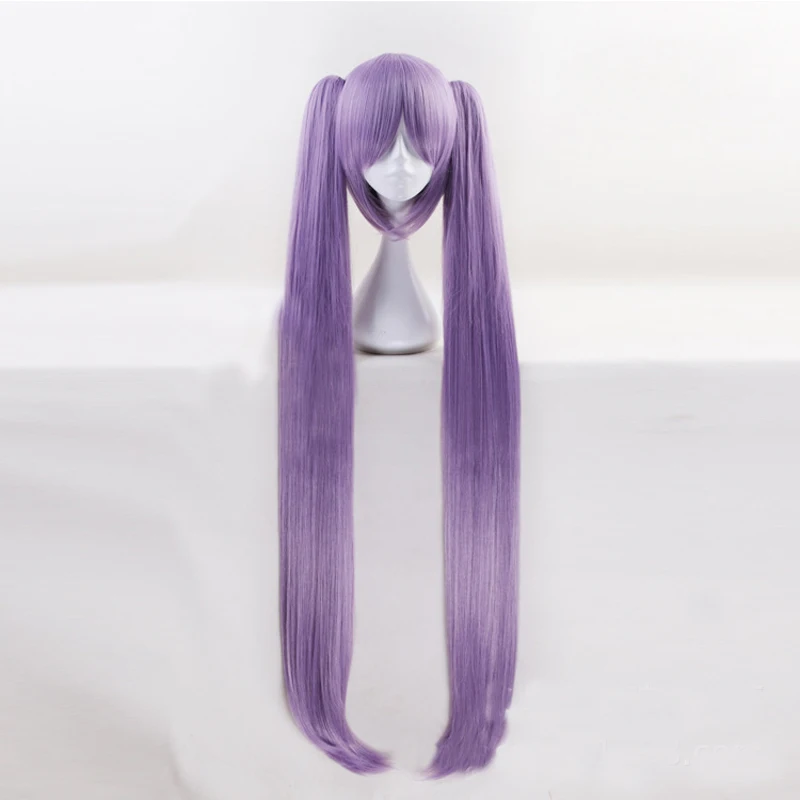 

FGO Fate Cosplay Wig Euryale Stheno Long Stright Purple Hair Wig Cosplay Base Wig + Pigtails