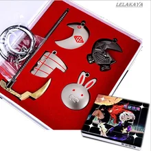 5 шт./компл., игрушечные мечи, игрушечные мечи, оружие, металлическая маска, лезвие, нож, для активного отдыха и спорта, подвески для косплея, популярный подарок для детей, кукла