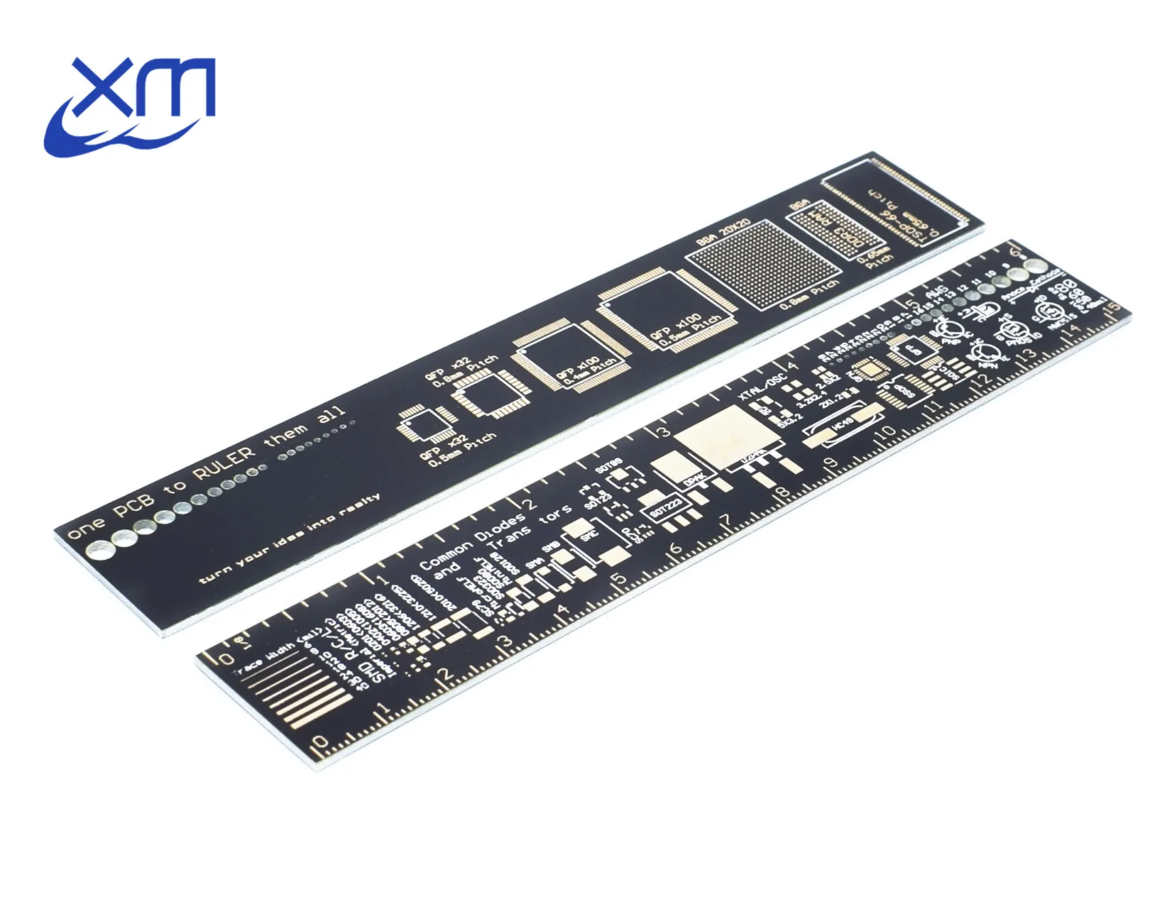 

PCB Ruler For Electronic Engineers For Geeks Makers For Fans PCB Reference Ruler PCB Packaging Units v2-6 I72